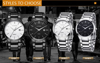 CURREN 8106 Men's Watch Waterproof Top Brand Luxury Calendar Fashion Male Clock Stainless Steel Sport Men Wristwatch