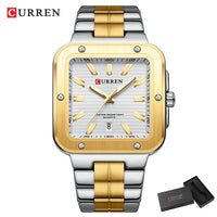 CURREN Luxury Original Man Watch Waterproof Stainless Steel Luminous Men's Wristwatch Date Week Quartz Fashion Watches For Men