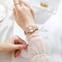 CURREN Top Brand Ladies Watch Elegant Stainless Steel Bracelet Simple Waterproof Ladies Business Watch Relogio Feminino
