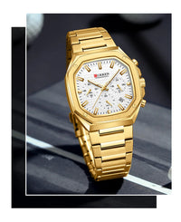 Curren Casual Versatile Men's Square Chronograph Watch (Dial 3.9cm) - CUR232
