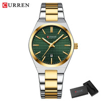 CURREN Luxury Quartz Watch for Women Elegant Stainless Steel Women's Watches Luminous Waterproof Date Wristwatch Ladies Gift