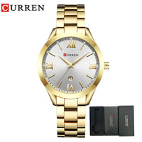 CURREN Women Watch Luxury Fashion Watches Woman Clock Stainless Steel Simple Business Wriswatches Ladies Relogio Feminino 9007