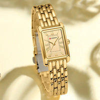 CURREN Women Watch Top Brand Luxury Lady Girl Wristwatch Stainless Steel Bracelet Waterproof Female Original Clock Gift 9115