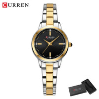 CURREN 9094 Womens Watches Fashion Original Quartz Wrist Watch for Ladies Dazzling Diamond Waterproof Luminous Luxury
