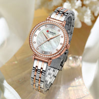 Women Watches New Curren Rose gold Silver Ladies Bracelet Watch womens quartz dress wristwatch feminino reloj mujer kol saati