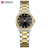Curren Women's Sparkling Rhinestone Blanche Watch (Dial 2.1 cm) - CUR229