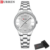 CURREN 9084 Women Watches Luxury Fashion Quartz Ladies WristWatch Stainless Steel Waterproof Girls Clock Gift Relogio Feminino