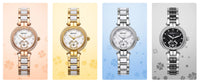 BERNY Women's watches Luxury Elegant Ceramics Quartz Ladies Wristwatch Small Dial Stainless Steel Casual Simple Dress Watch