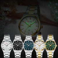 CURREN Luxury Quartz Watch for Women Elegant Stainless Steel Women's Watches Luminous Waterproof Date Wristwatch Ladies Gift