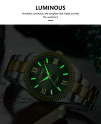 CURREN 8453 Men's Quartz Watches Fashion Elegant Simple White Clock Stainless Steel Strap Wristwatch for Male Gift