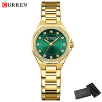 CURREN Watch for Women Fashion Quartz Women's Watches Waterproof Stainless Steel Elegant Ladies Wristwatch Original