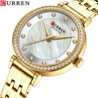 Women Watches New Curren Rose gold Silver Ladies Bracelet Watch womens quartz dress wristwatch feminino reloj mujer kol saati