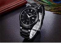 CURREN 8106 Men's Watch Waterproof Top Brand Luxury Calendar Fashion Male Clock Stainless Steel Sport Men Wristwatch