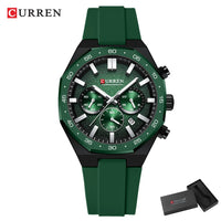 CURREN Sport Mens Watches Top Brand Luxury Auto Date Watch Men Waterproof Luminous AQUANAUT Quartz Watches for Men Reloj Hombre