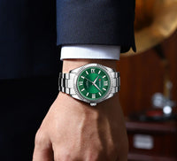 CURREN 8453 Men's Quartz Watches Fashion Elegant Simple White Clock Stainless Steel Strap Wristwatch for Male Gift