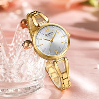 CURREN 9092 Women's Stainless Steel Quartz Watch Luxury and Elegant Watch Business Women's Bracelet Watches Relojes De Mujer