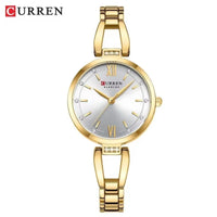 CURREN 9092 Women's Stainless Steel Quartz Watch Luxury and Elegant Watch Business Women's Bracelet Watches Relojes De Mujer