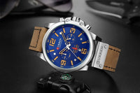 CURREN 8314 Watch For Men Top Brand Luxury Leather Quartz Men Watches Date Business Sport Male Wristwatch Clock Montre Homme