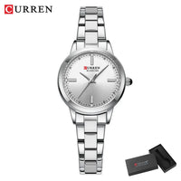 CURREN 9094 Womens Watches Fashion Original Quartz Wrist Watch for Ladies Dazzling Diamond Waterproof Luminous Luxury