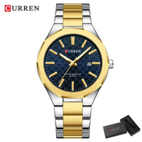 CURREN Men Watch Fashion Classial Luminous with Date Stainless Steel Band Relogio Masculino