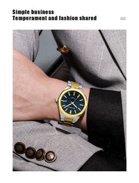CURREN Men Watch Fashion Classial Luminous with Date Stainless Steel Band Relogio Masculino