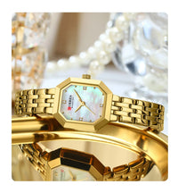 CURREN Elegant Fashion Women's Watches Luxury Brand Original Quartz Watch for Ladies Waterproof Stainless Steel Luminous Date
