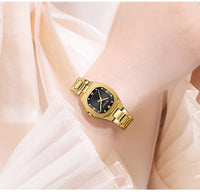 CURREN Jam Tangan Perempuan Original Waterproof Quartz Stainless Steel Minimalis Green Watch Women 9104
