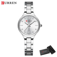 CURREN Luxury Top Brand Women's Watches Elegant Fashion Gold Watch for Women Original Simple Quartz Waterproof Wristwatch Ladies