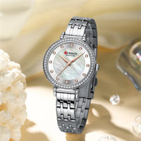 CURREN Fashion Women Watch Top Brand Luxury Lady Girl Wristwatch Original Stainless Steel Bracelet Classic Female Clock 9087