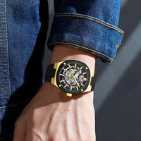 CURREN Men Waterproof Watch Outdoor Sports Mechanical Original Watches Luminous Clock Multifunctional Wristwatch