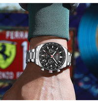 CURREN High Quality Men's Luxury  Fashion Quartz Watch Men Round Business Student Sport Waterproof Glow Clock