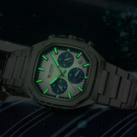 Curren Casual Versatile Men's Square Chronograph Watch (Dial 3.9cm) - CUR232