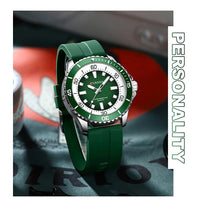 Curren 8448 Original Silicone Clock Hands Quartz Watches for Men Army Waterproof Sports Male Wristwatch reloj hombre