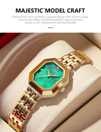 CURREN Elegant Fashion Women's Watches Luxury Brand Original Quartz Watch for Ladies Waterproof Stainless Steel Luminous Date