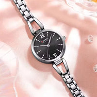 CURREN 9092 Women's Stainless Steel Quartz Watch Luxury and Elegant Watch Business Women's Bracelet Watches Relojes De Mujer