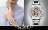 CURREN Men Watches Top Brand Luxury Men Military Wristwatches Full Steel Men Sports Watch Waterproof Relogio Masculino Montre