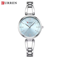 CURREN 9092 Women's Stainless Steel Quartz Watch Luxury and Elegant Watch Business Women's Bracelet Watches Relojes De Mujer