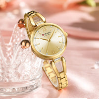CURREN 9092 Women's Stainless Steel Quartz Watch Luxury and Elegant Watch Business Women's Bracelet Watches Relojes De Mujer
