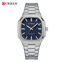 CURREN Brand Fashion Business Multi-functional Steel Band Quartz Men's Luxury Steel Wristwatch Retro Clock