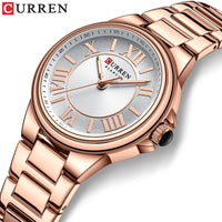 CURREN 9091 Female Watch for Women Woman's Wristwatch Luxury Brand Elegant Bracelet Waterproof Quartz Ladies Watches Reloj Mujer