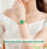 CURREN Elegant Fashion Women's Watches Luxury Brand Original Quartz Watch for Ladies Waterproof Stainless Steel Luminous Date