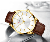 CURREN New Fashion Men Watches with Silicone Strap Top Brand Luxury Sport Auto Date Male Quartz Watch Men Relogio Masculino