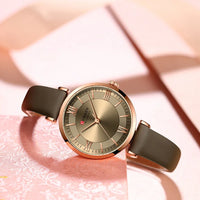 CURREN Top Luxury Brand Watch for Women Leather Watches Ladies Casual Quartz Watch Quartz Women's Wristwatch Montre Femme Relogi