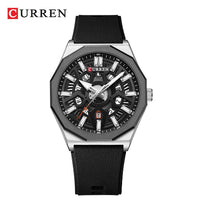 Curren Luxury Waterproof Silicone Band Quartz Watch (Dial 4.4cm) - CUR231