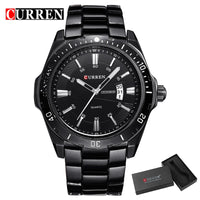 CURREN 8110 Men's Quartz Watch Calendar Luminous Sports Strap Waterproof Casual Cool Wristwatch Male Clock reloj hombre