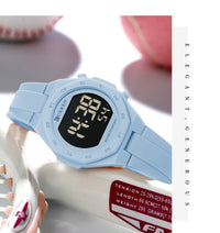 CURREN Woman Fashion Watches Fashion Sports Watch Silicone Strap 3ATM Waterproof Time Display Women's LED Digital Watch Gift