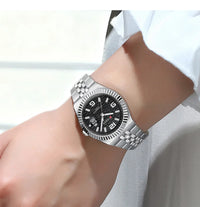 CURREN Women's Watch Analog Quartz Waterproof Ladies Wrist Watches with Date Dainty Fashion Luxury Stainless Steel Watch