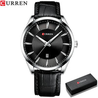CURREN New Fashion Men Watches with Silicone Strap Top Brand Luxury Sport Auto Date Male Quartz Watch Men Relogio Masculino