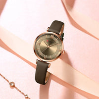 CURREN Top Luxury Brand Watch for Women Leather Watches Ladies Casual Quartz Watch Quartz Women's Wristwatch Montre Femme Relogi