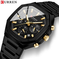 Curren Casual Versatile Men's Square Chronograph Watch (Dial 3.9cm) - CUR232